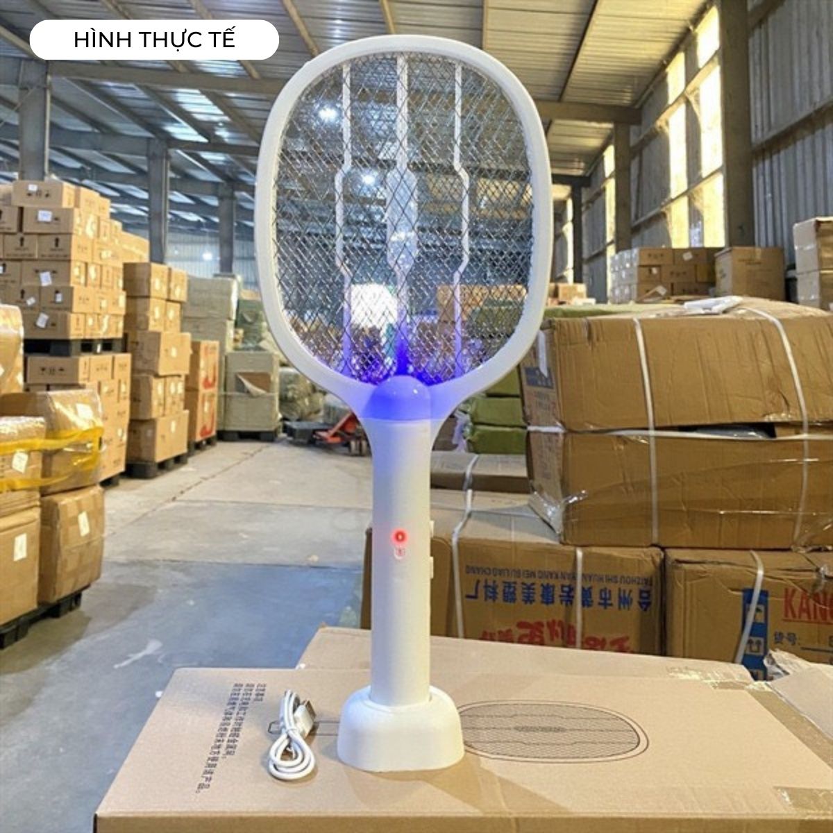 Vợt muỗi thông minh tự động 2 chế độ, Sử dụng ánh sáng thu hút muỗi, Pin lithium dung lượng cao