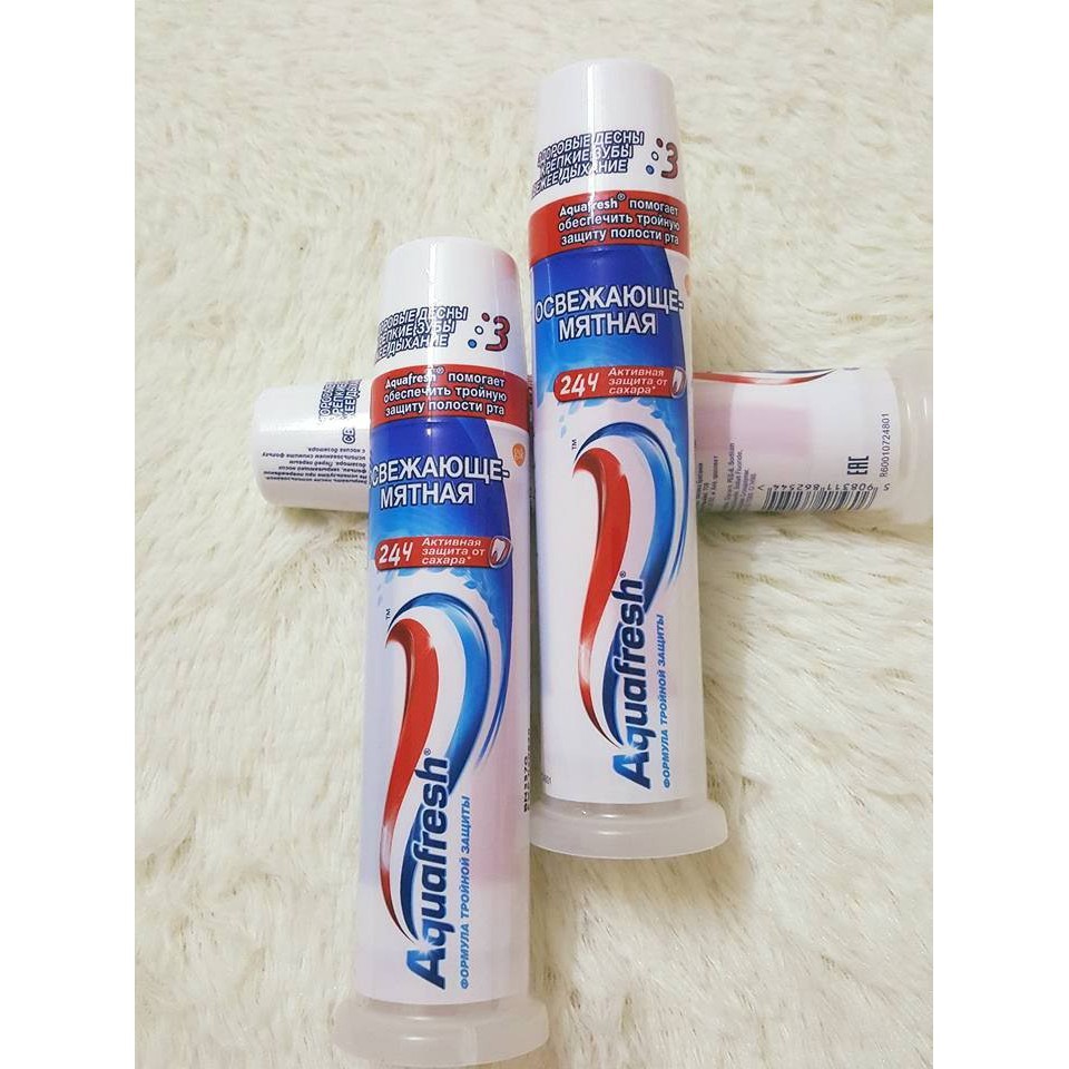 Kem Đánh Răng Aquafresh Whitening Dạng Ống 100ml