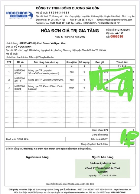Màng bọc thực phẩm Laspalm 150 (30cm x 150m)