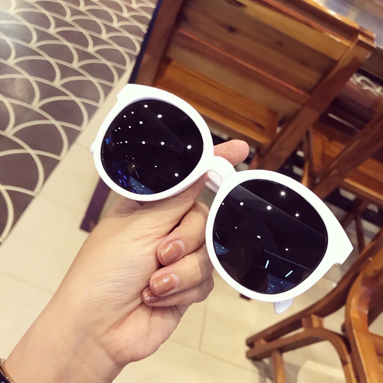 Kính Râm Nữ Chống Nắng Thời Trang Hàn Quốc