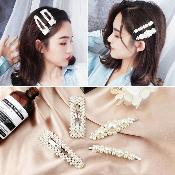 [Chính hãng] Sét 4 món kẹp tóc ngọc trai Hàn Quốc