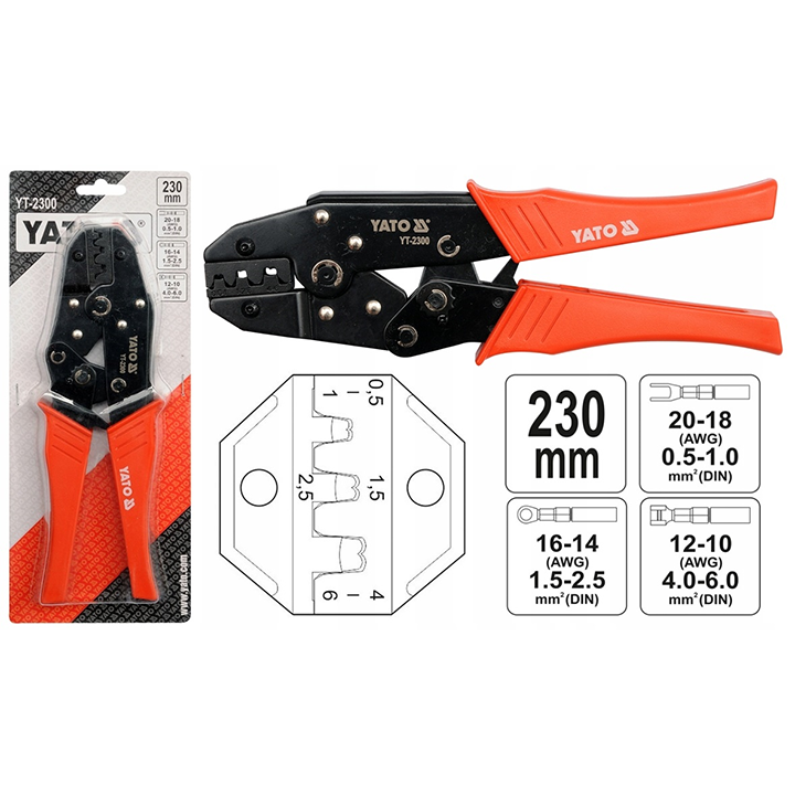 Kìm bấm đầu cos Yato YT-2300