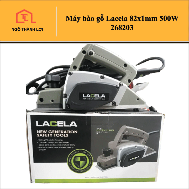 Máy bào gỗ Lacela 82x1mm 500W 268203