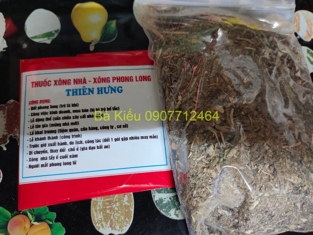 bao thảo mộc 9 loại gai đã xay xả xui trừ phong long