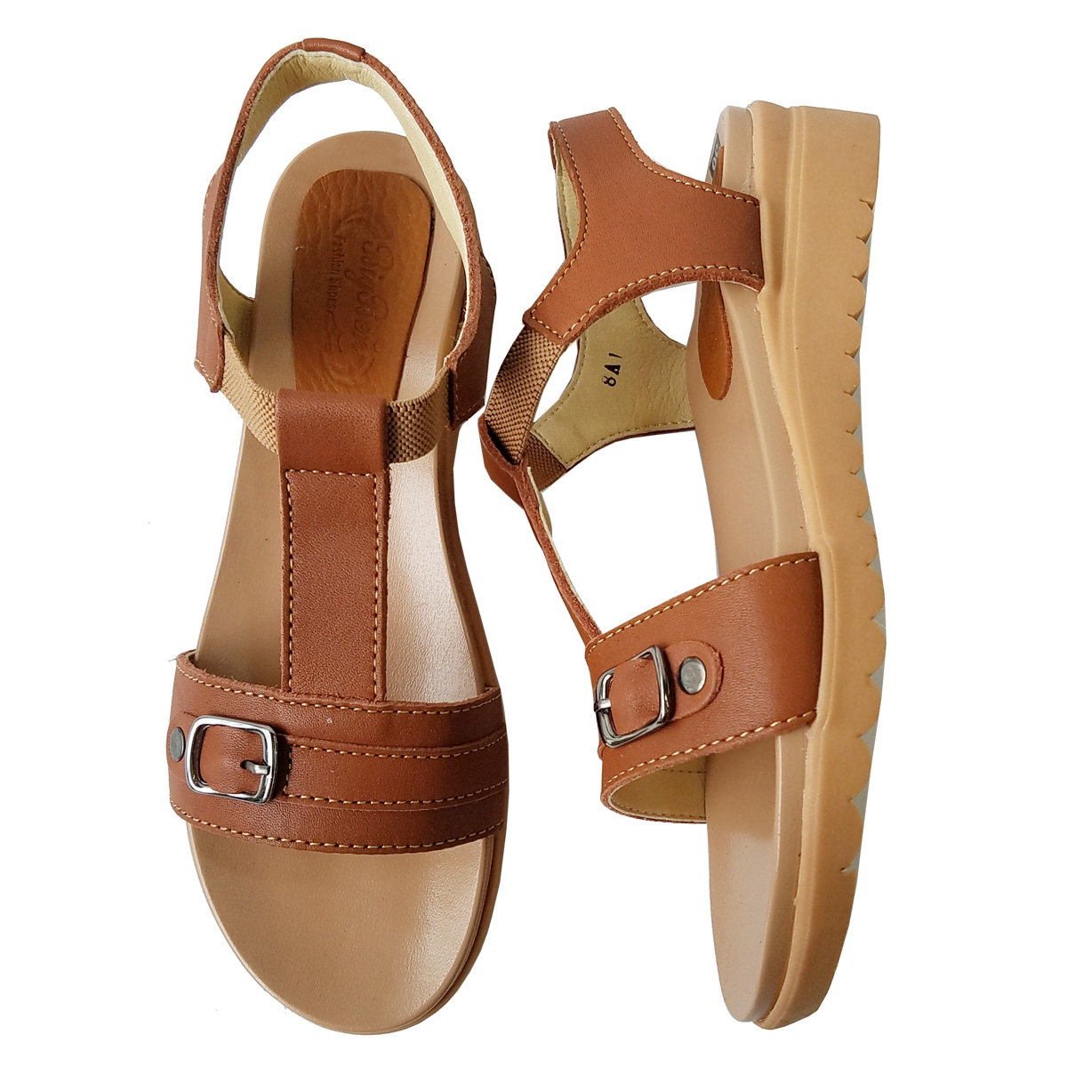 Giày Sandal Nữ BIGGBEN Da Bò Thật SDNB37