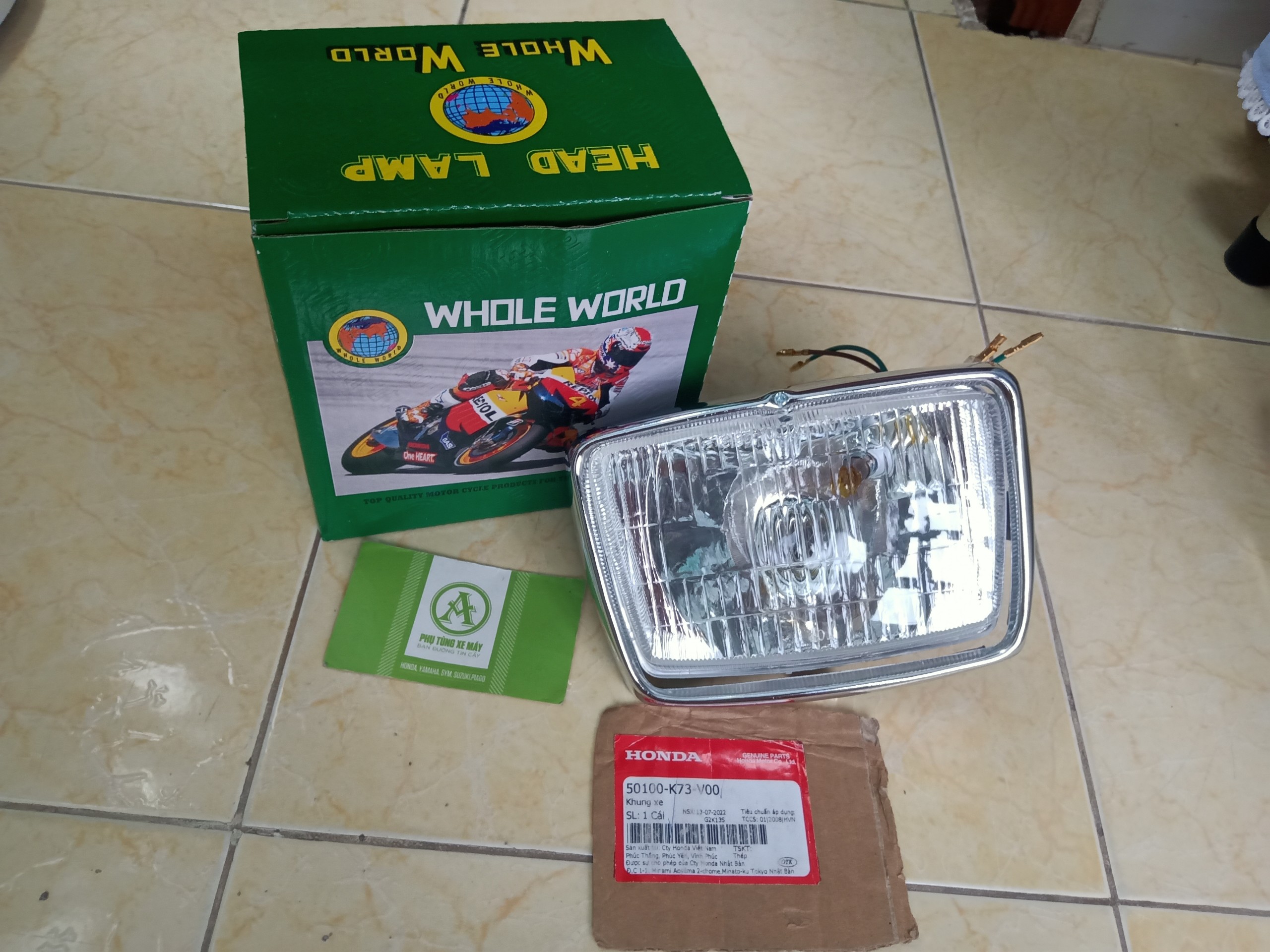 Pha đèn cub 82 ( jack đèn , không bóng )