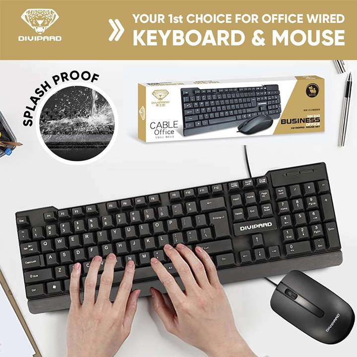 Combo Bàn Phím và Chuột văn phòng Divipard MK310
