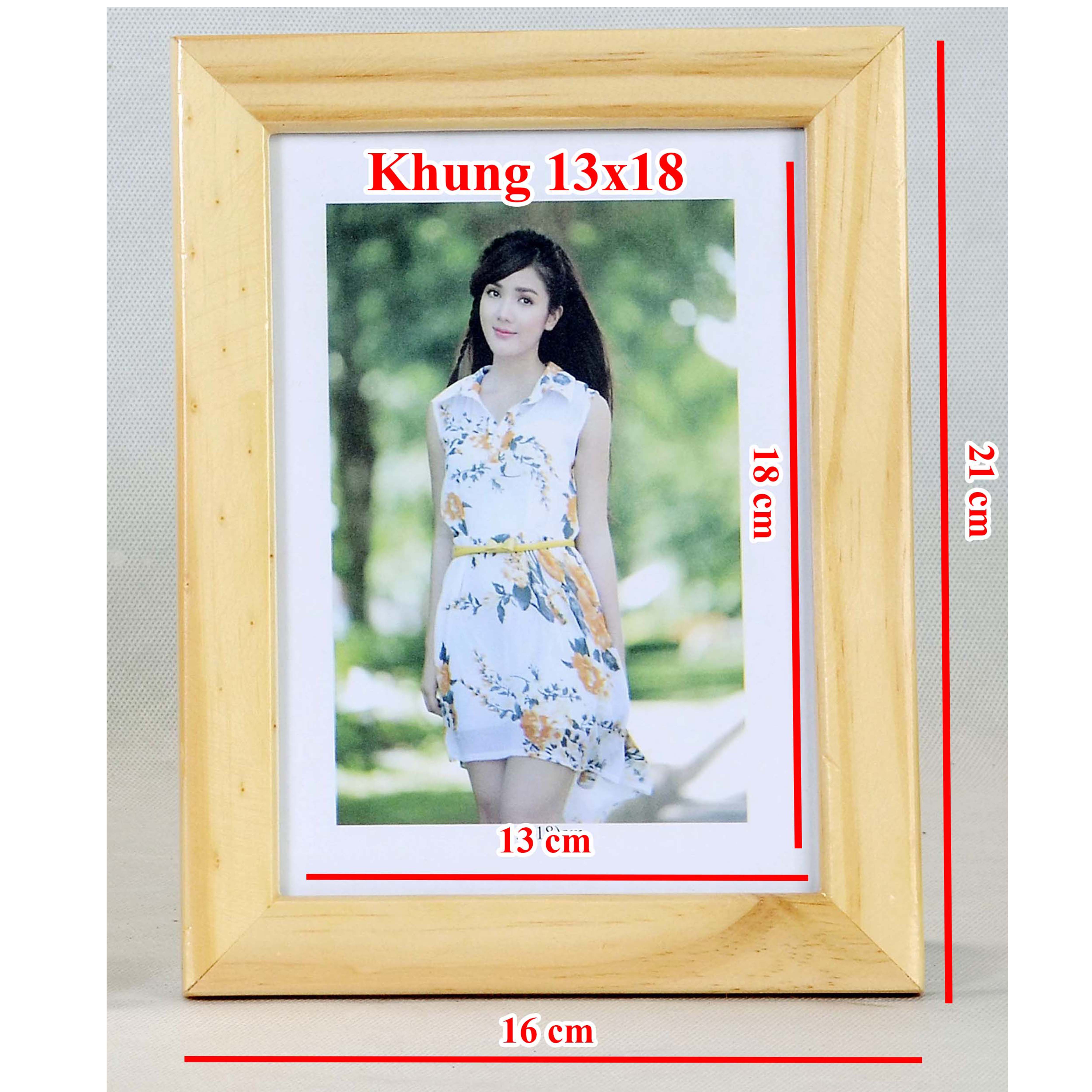 Khung gỗ thông cao cấp 15x21, 13x18