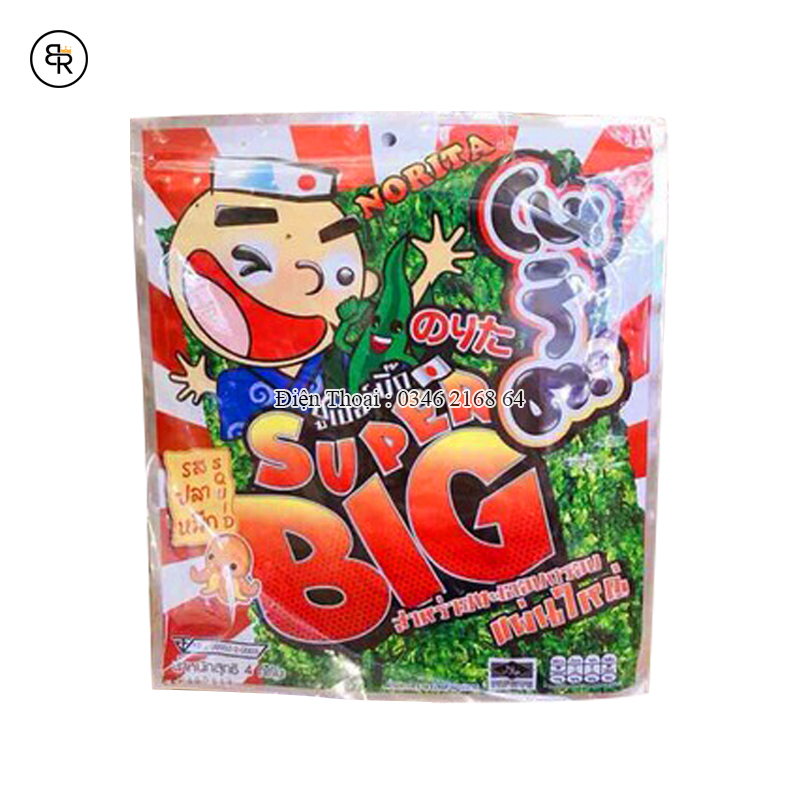 Snack Rong Biển Ăn Liền Super Big 12 Miếng