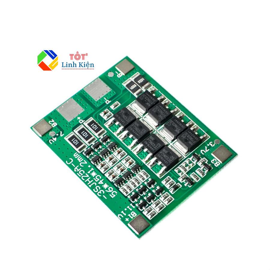 Mạch Sạc Xả Bảo Vệ Pin Lithium Li-Ion 18650 3S 11.1V 25A - Cân Bằng Cell