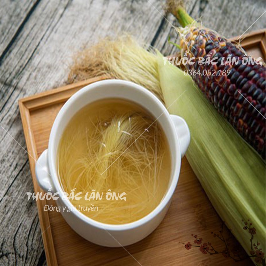 Râu ngô khô 100g, râu bắp, dâu ngô khô, dùng nấu nước sâm, thanh nhiệt, giải khát, mát gan, lợi tiểu