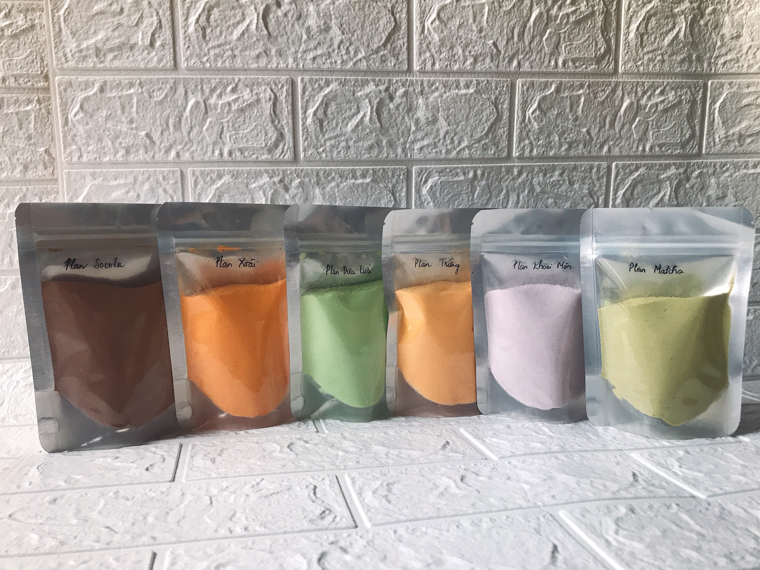 Bột Làm thạch Pudding/Plan túi chiết 100g hiệu Barismate