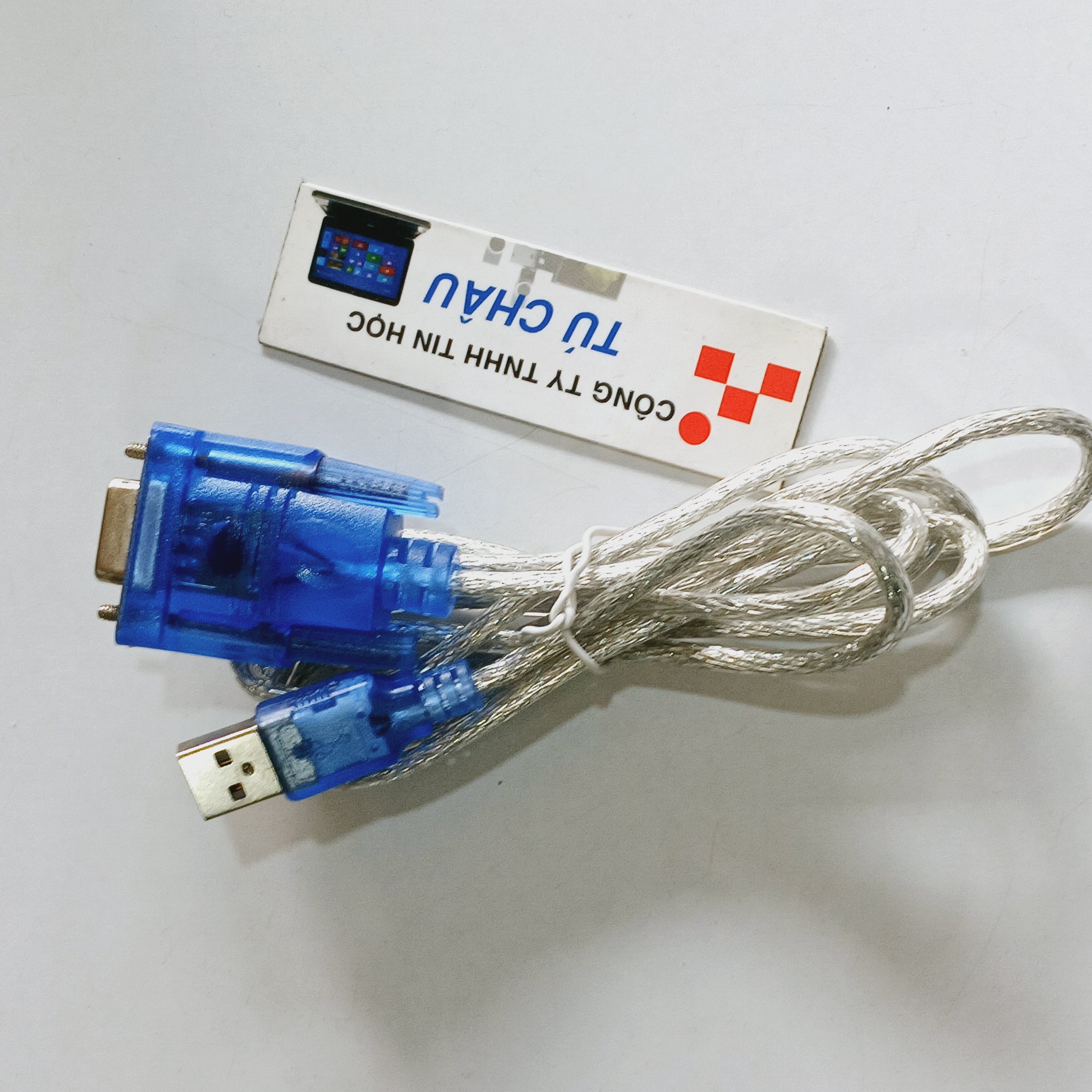 Cáp RS232 / USB ra Com 9 DB9 (Chuẩn USB 2.0 ra Com 9 Lổ Cái) / Cáp dài 80Cm (Bịt)