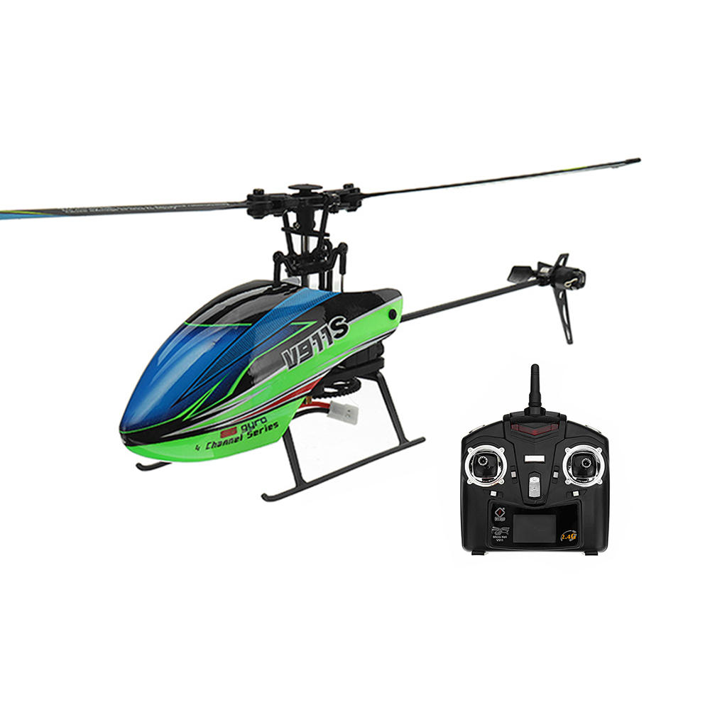 Máy bay trực thăng wltoys v911s 2.4g 4ch 6-aixs gyro flybarless