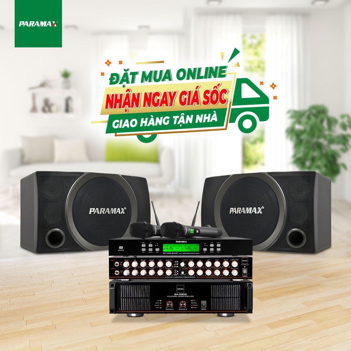 Vang Số Paramax DX-2500 AIR DSP Hàng Chính Hãng