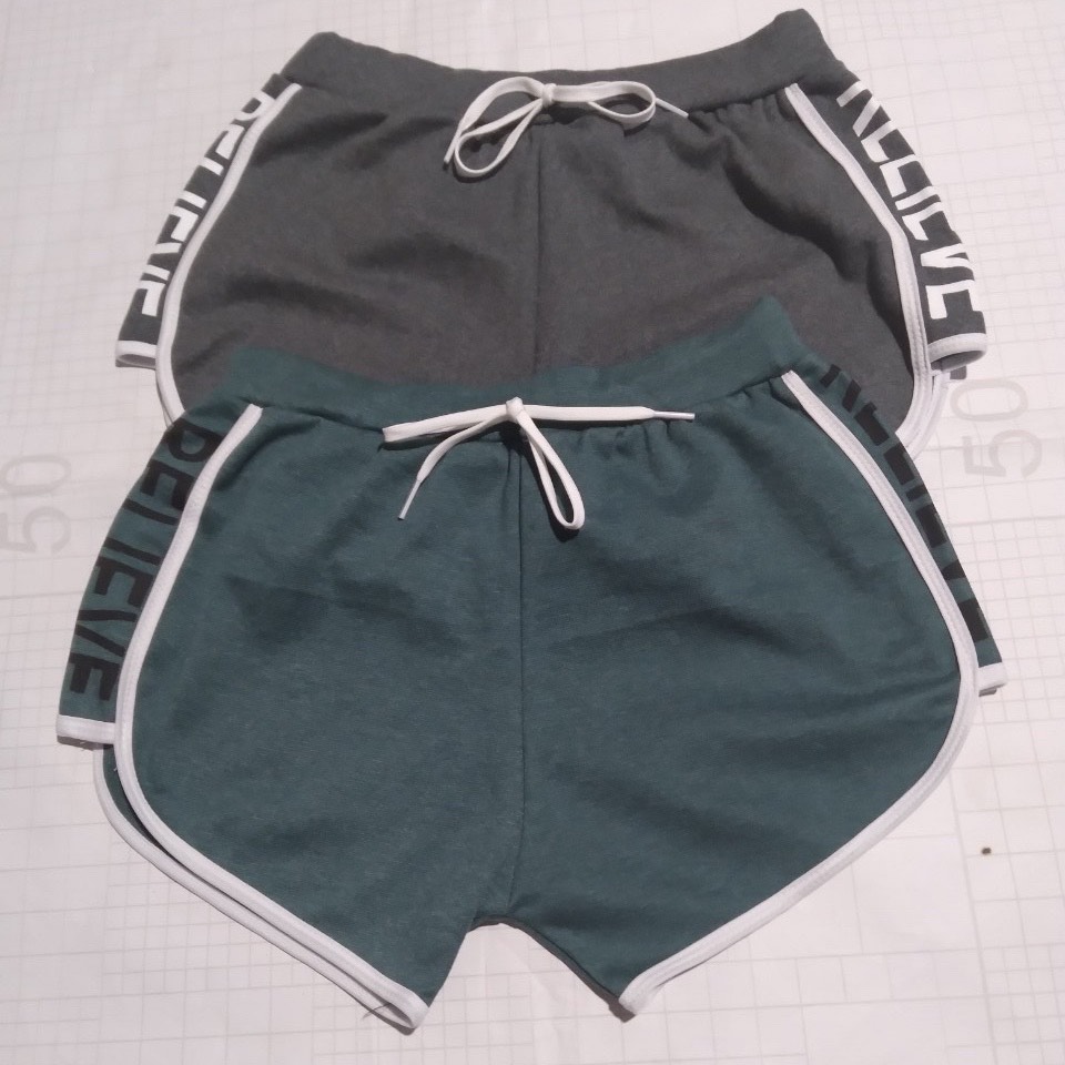 quần short nữ chất thun COTTON mềm mịn co giản