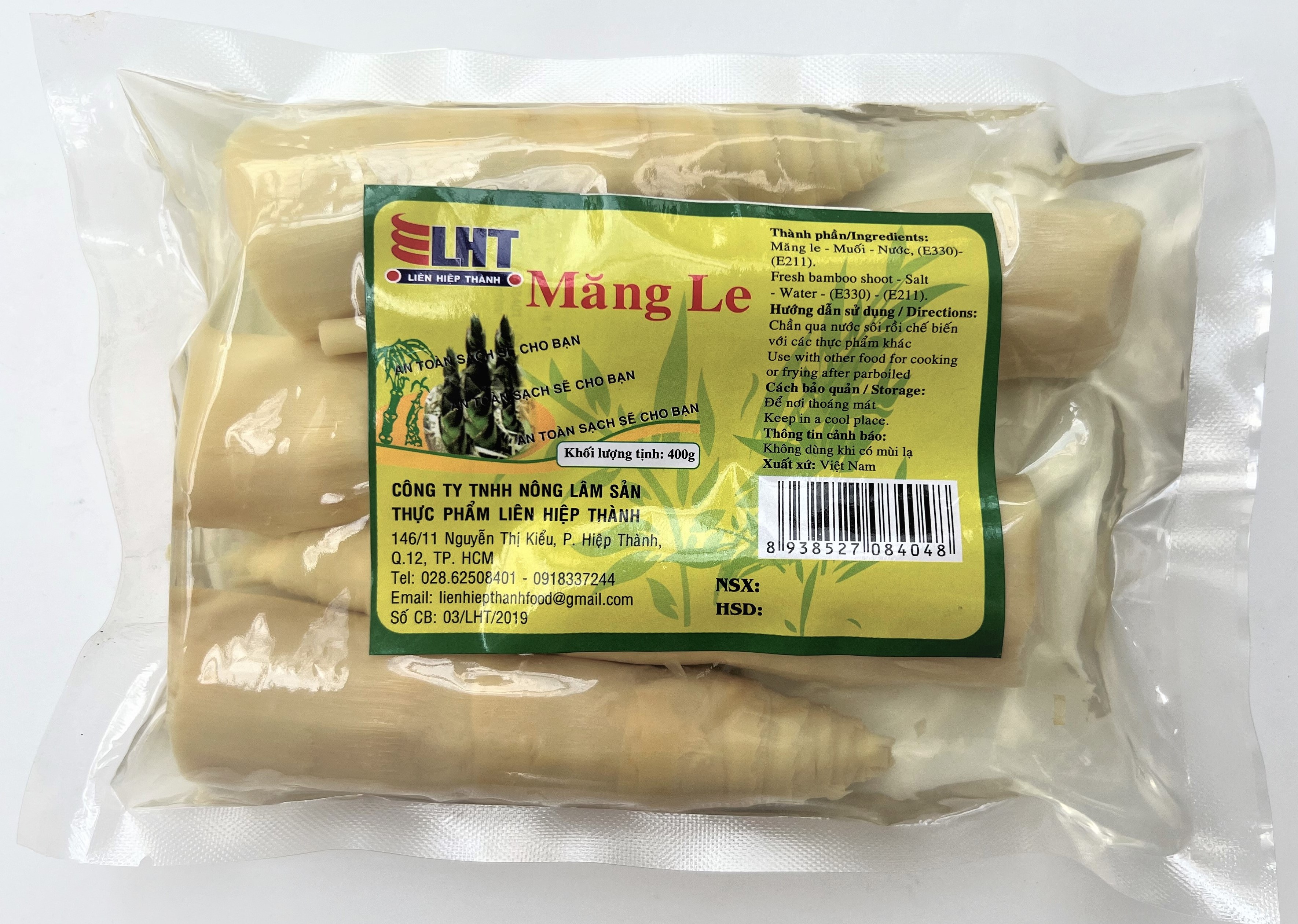 Măng le sạch - LHT - KL Tịnh 400 gram