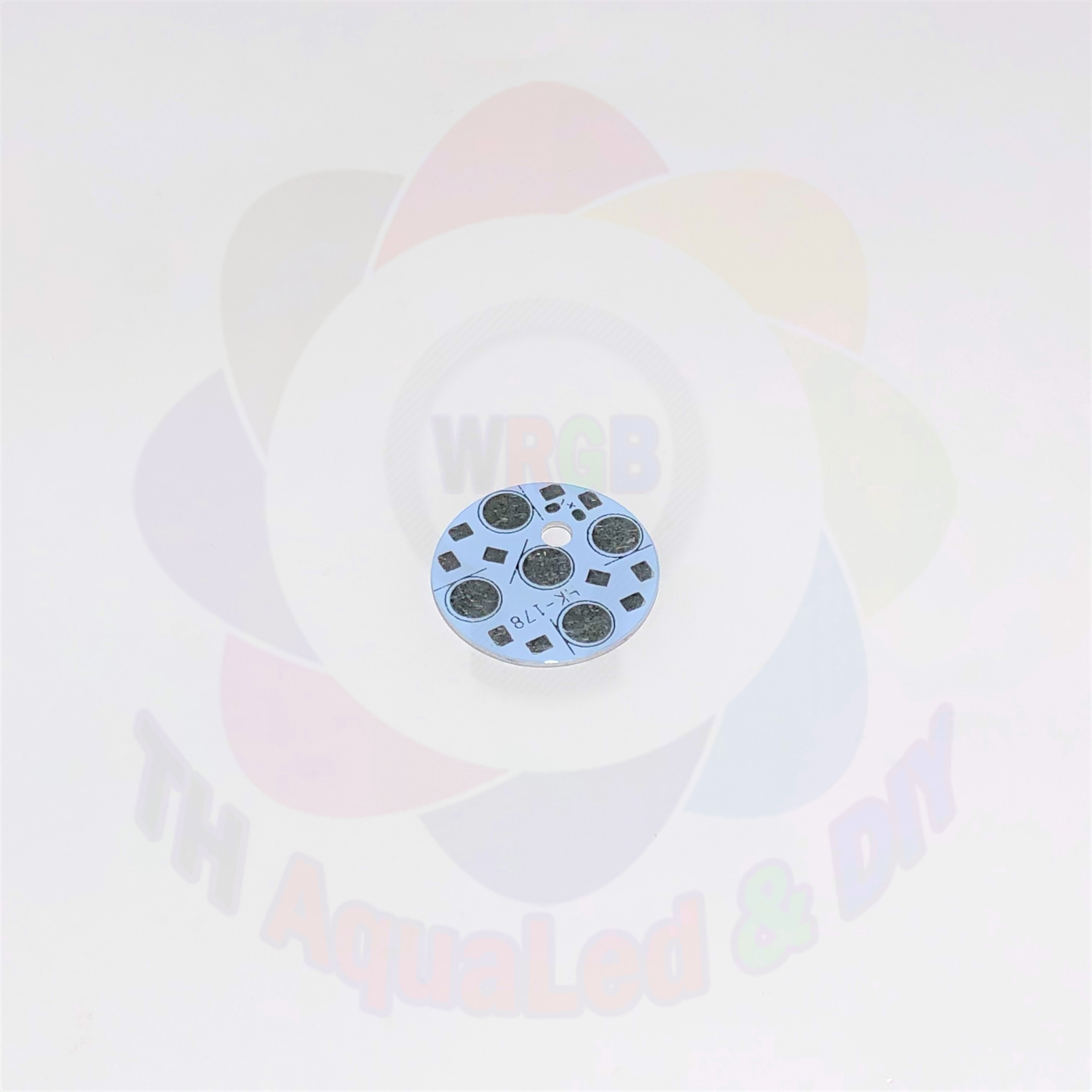 Mạch 5 LED luxeon đế mạch 5 vị trí sử dùng nguồn 15Volt cho chip LED Luxeon mạch chuẩn dày tối ưu hóa điện năng tiêu thụ