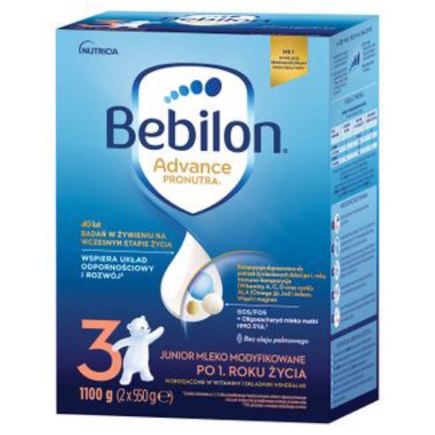 [Giá Cực Tốt] Sữa Bebilon Hộp giấy tiết kiệm 1100gr {Đủ số 1,2,3,4}