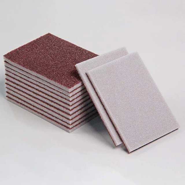 COMBO 10 Miếng Cọ Xoong Rửa Chén 2 mặt ( Nâu Mỏng )