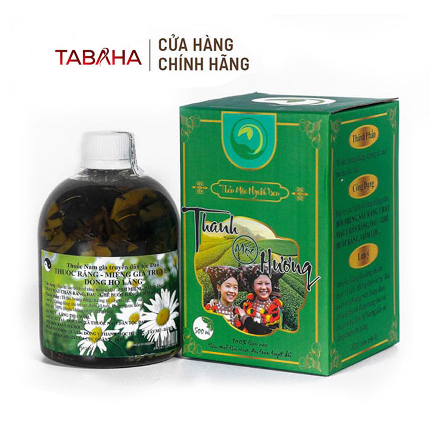 [HCM]Nước súc miệng giảm hôi miệng sâu răng Thanh Mộc Hương 500ml