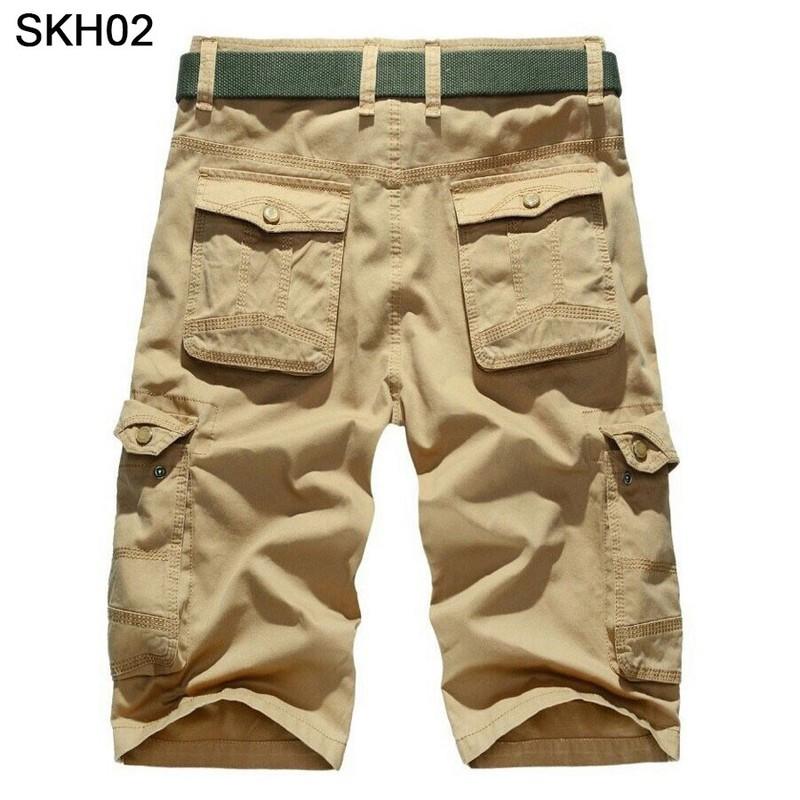quần sọc kaki  túi hộp