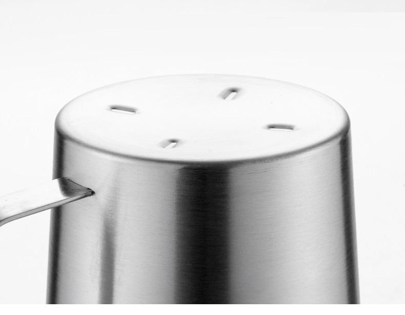 Ly inox mờ 304 có tay cầm - Onlycook