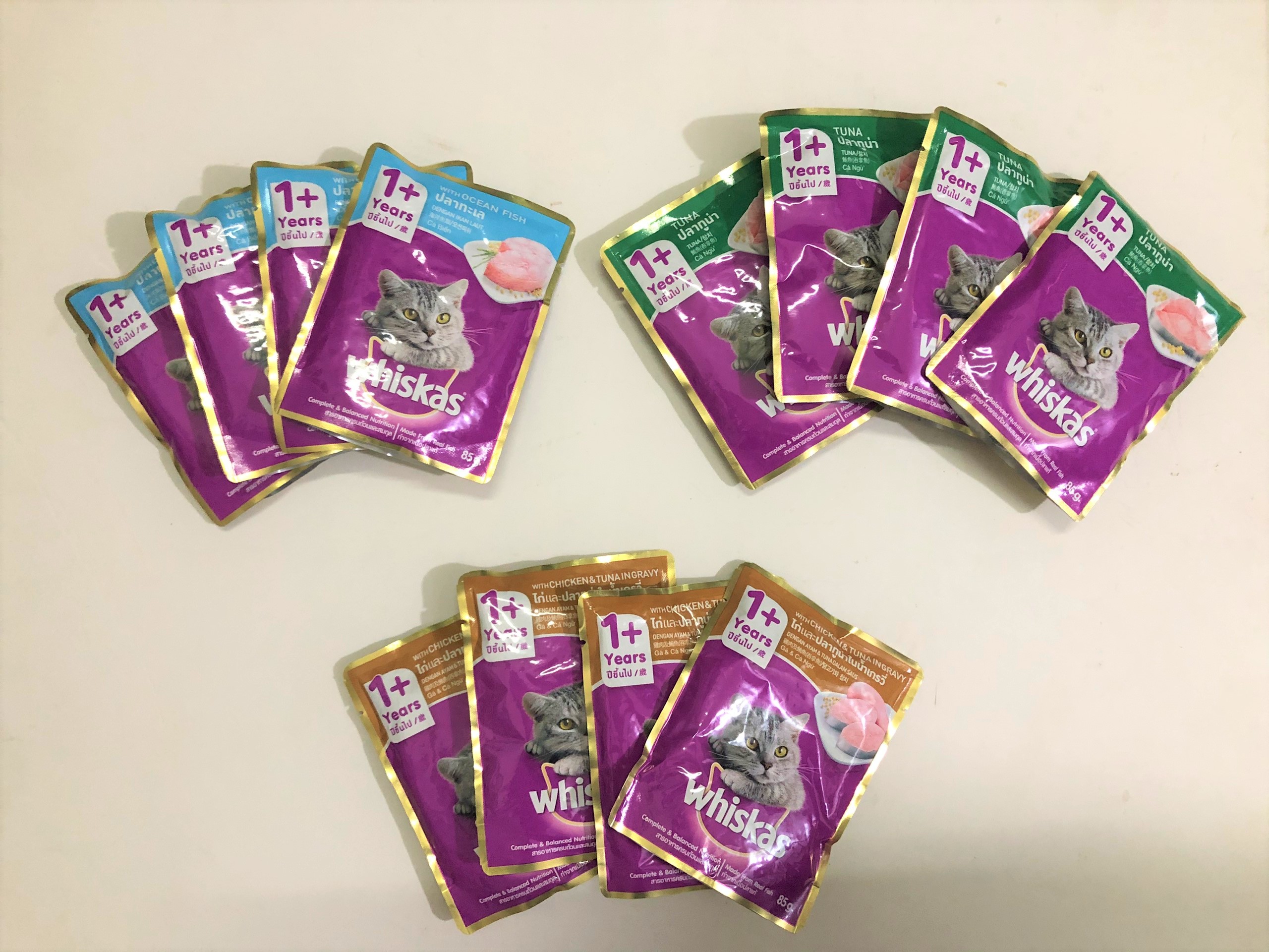 [HCM]Combo 12 gói / 12 pcs - Whiskas 85g - Pate cho mèo