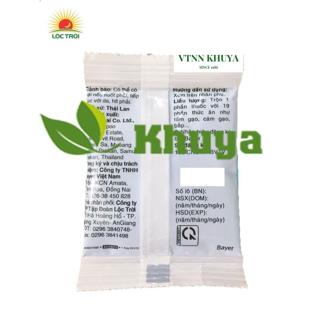 Thuốc diệt chuột dạng bột Racumin 0.75TP - Gói 20g