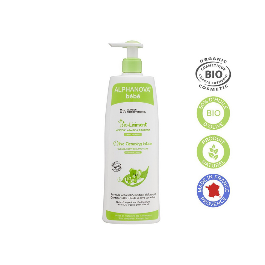 Dung dịch vệ sinh và chống hăm Limiment Oléo - calcaire Alphanova 500ml