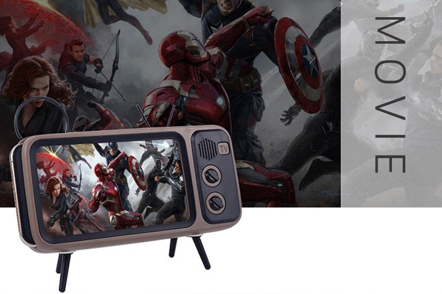 Loa bluetooth không dây TV cổ điện 5in1