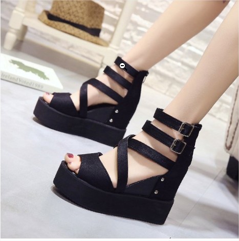 [HCM]Giày sandal nữ đế xuồng S040