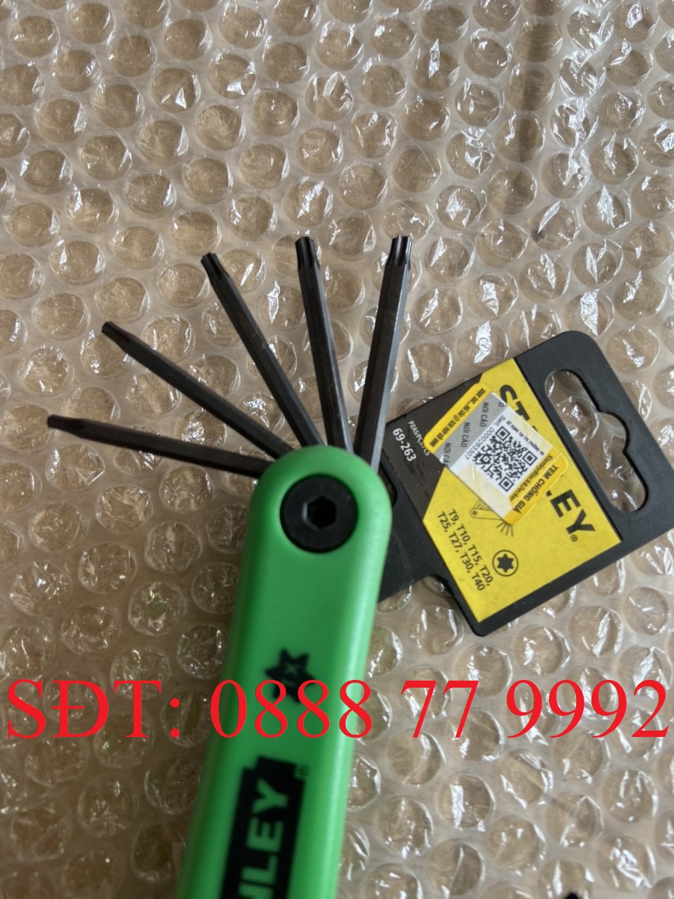 Bộ lục giác gập sao 8 cây stanley 69-263