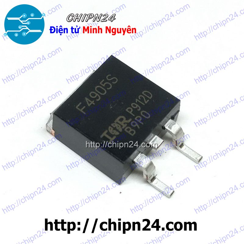 [1 con] (SOP) MOSFET Dán IRF4905S TO-263 74A 55V Kênh P (SMD Dán) (IRF4905SPBF F4905S 4905)
