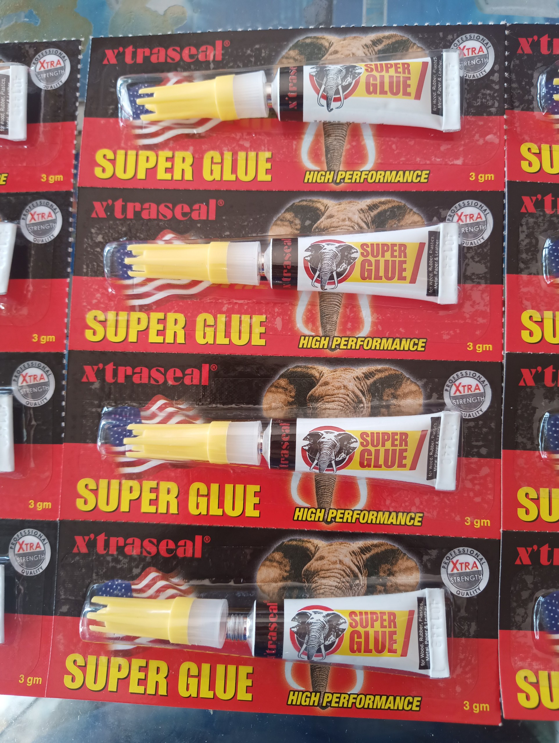 [HCM]COMBO 4 TUÝP Keo siêu dính đa năng Super Glue( Keo con voi Super Glue X’traseal )