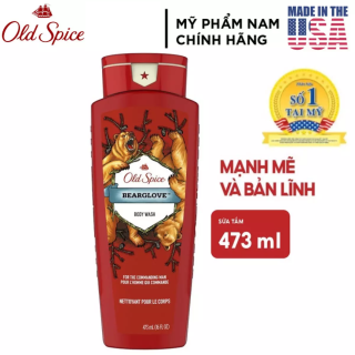 [USA] Sữa tắm nam Gel Old Spice BeargLove 473ml Wild Collection - Mỹ thumbnail