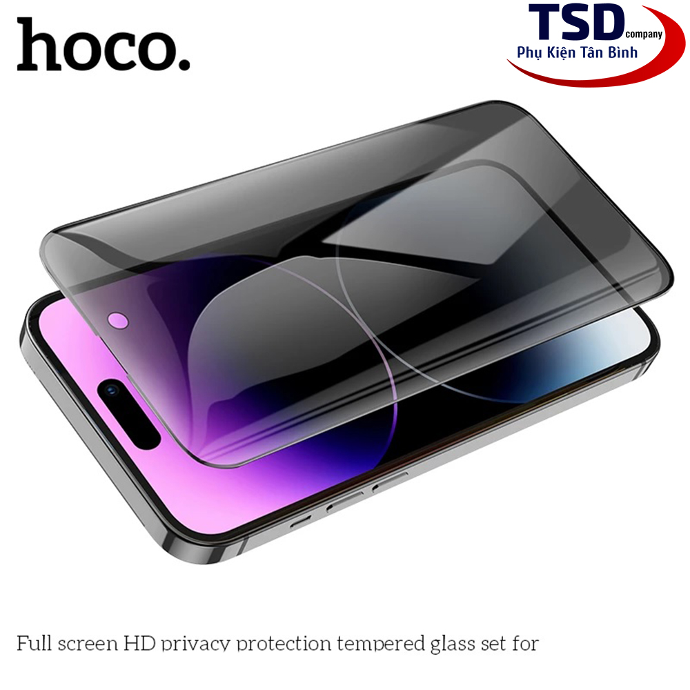 Kính Cường Lực iPhone Full Màn Hình Chống Nhìn Trộm Hoco G11 Chính Hãng