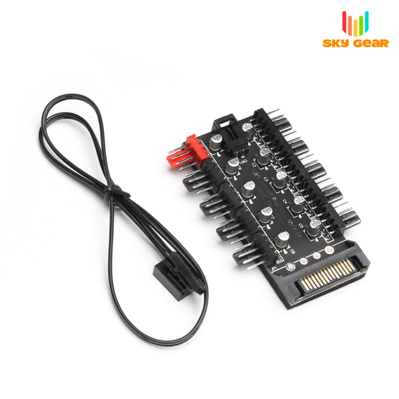 Fan hub 10 cổng pwm oem
