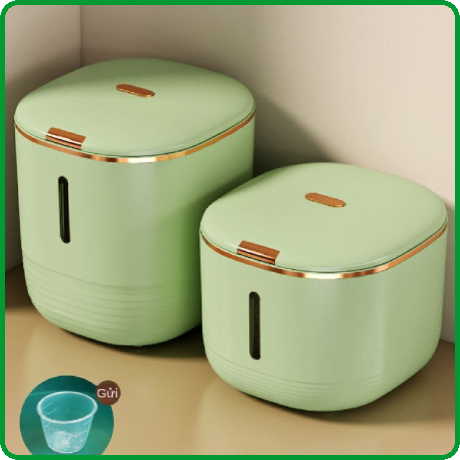 Thùng Đựng Gạo Thông Minh - Chống Ẩm, Chống Mối Mọt 5kg Và 10kg