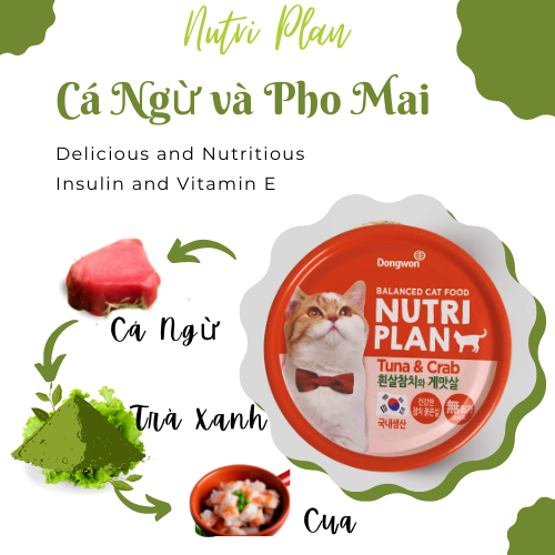 Pate Nutriplan cho mèo 160g