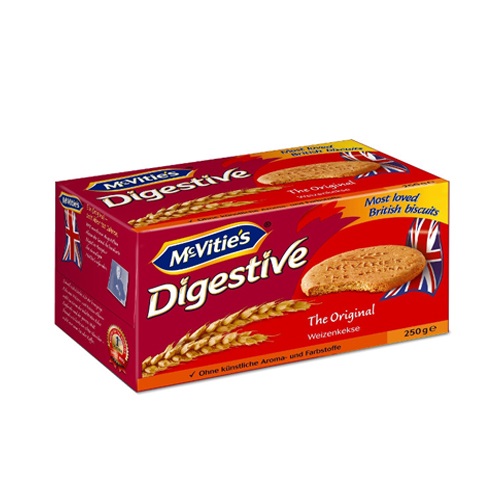 Bánh quy lúa mỳ McVities Digestive Original 250g
