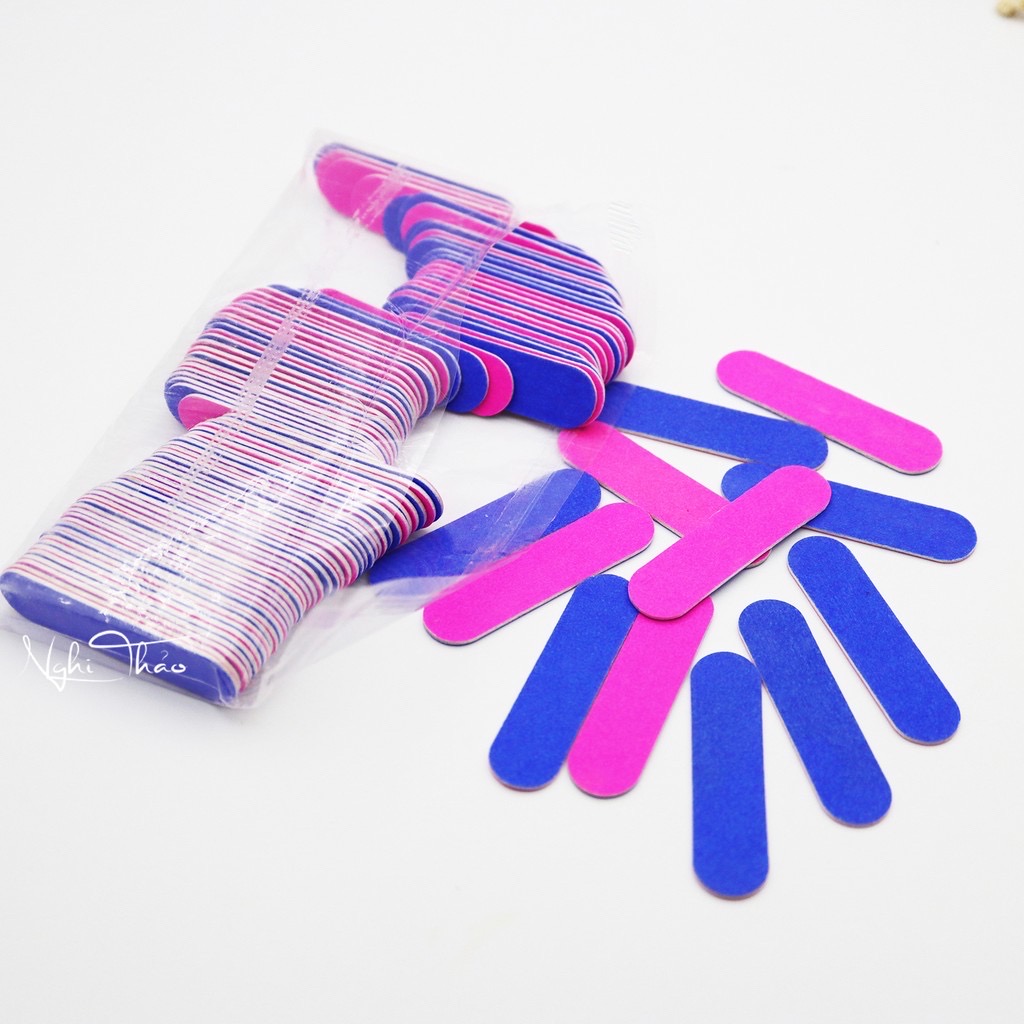 Dũa móng tay mini phụ kiện làm nail set 10 cái