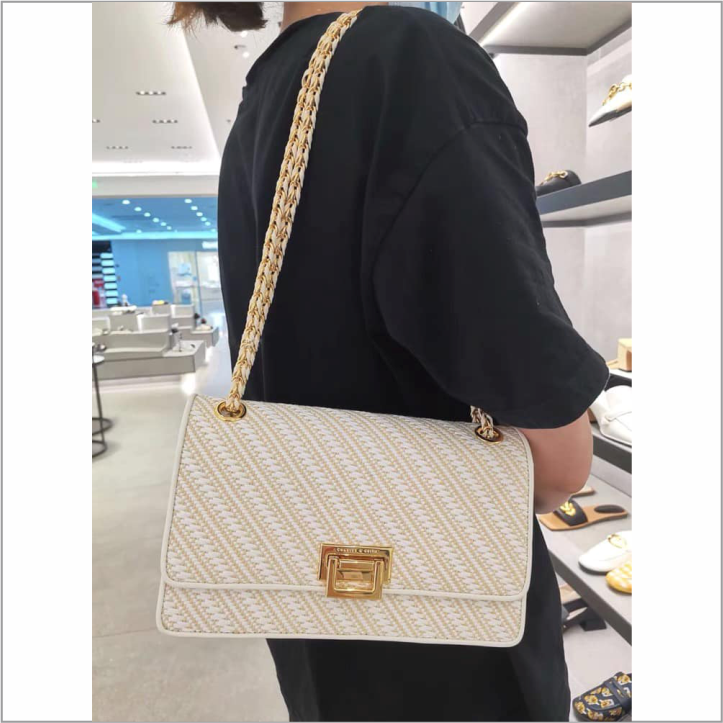 Luxury horizontal women's Cnk bag size 24 is convenient for work, party ck23-1
