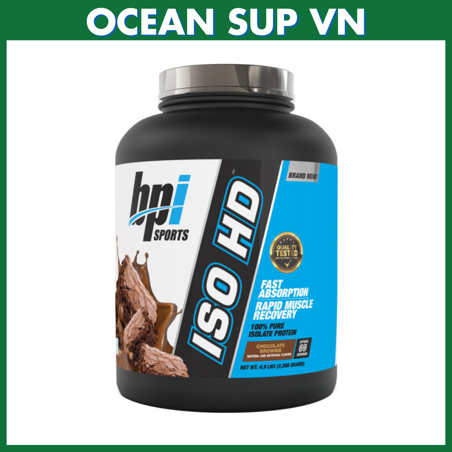 Whey Protein BPI SPORTS ISO HD Hộp 5lbs (70servings)