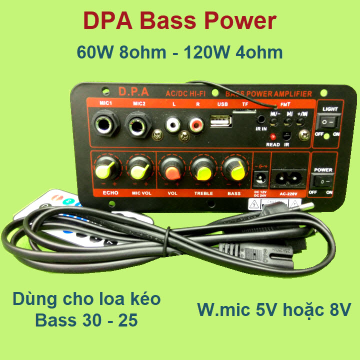 Mạch loa kéo DPA công suất 100W - 150W