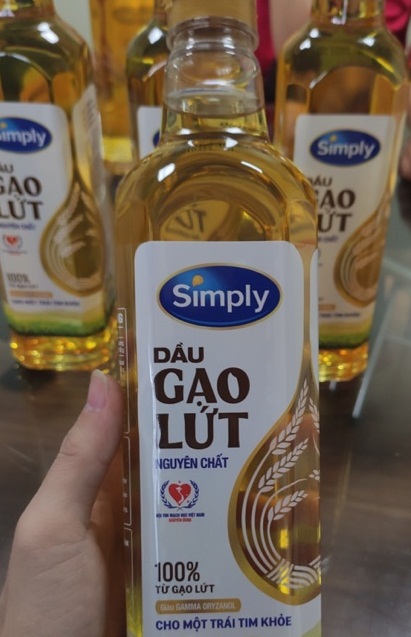 Dầu Gạo Lứt Simply 1L (date mới nhất)