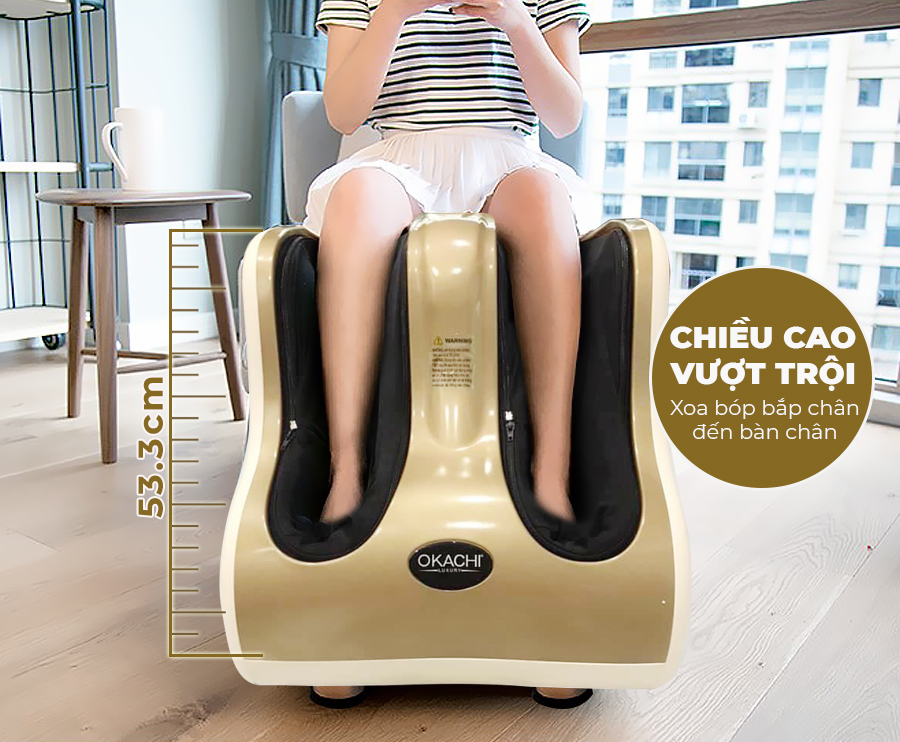 [HCM]Máy massage chân OKACHI JP-820 (4 motor)