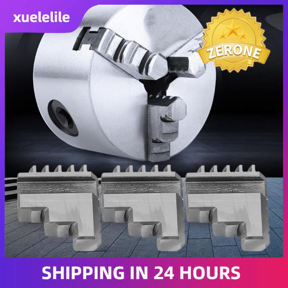 3pcs/pair K11-80 Inside Jaw Chuck Self-Centering Metal Lathe Chuck Jaws Metal Processing Tool