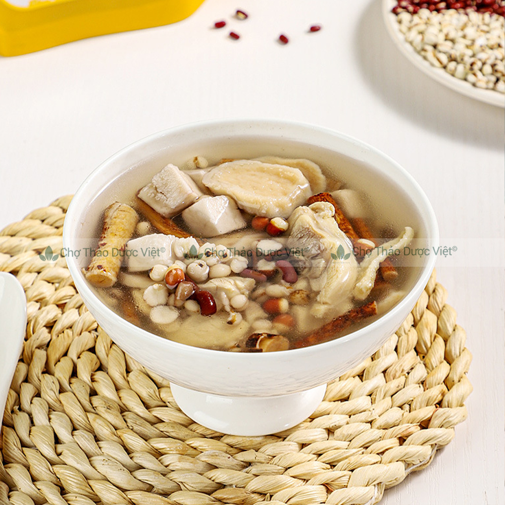Y dĩ khô 100g, hạt bobo nếp, nguyên liệu hầm gà, nấu cháo, chè, trà lợi sữa sau sinh