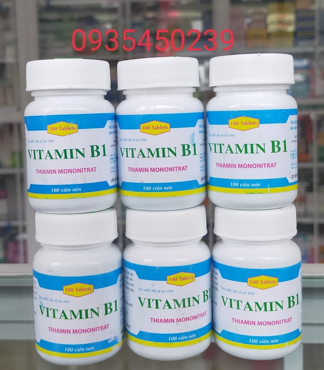 COMBO 10 LỌ VITAMIN B1 LỌ 100 VIÊN